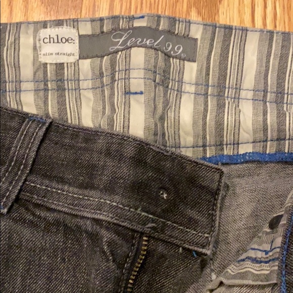 *FREE w/ purchase* Level 99 Gray Jeans (size 30) - Picture 3 of 5